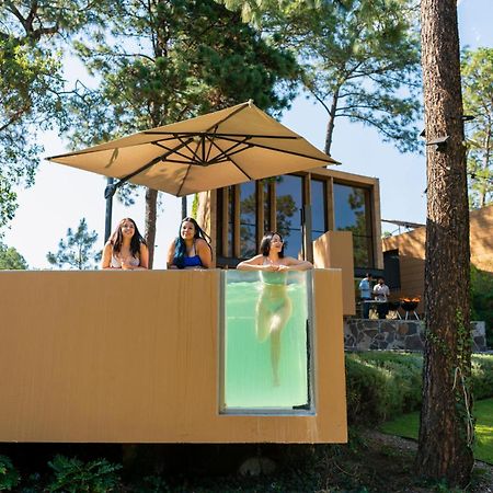 Cabana Lujo Con Alberca Climatizada Vistas Al Bosque De מסמיטלה מראה חיצוני תמונה