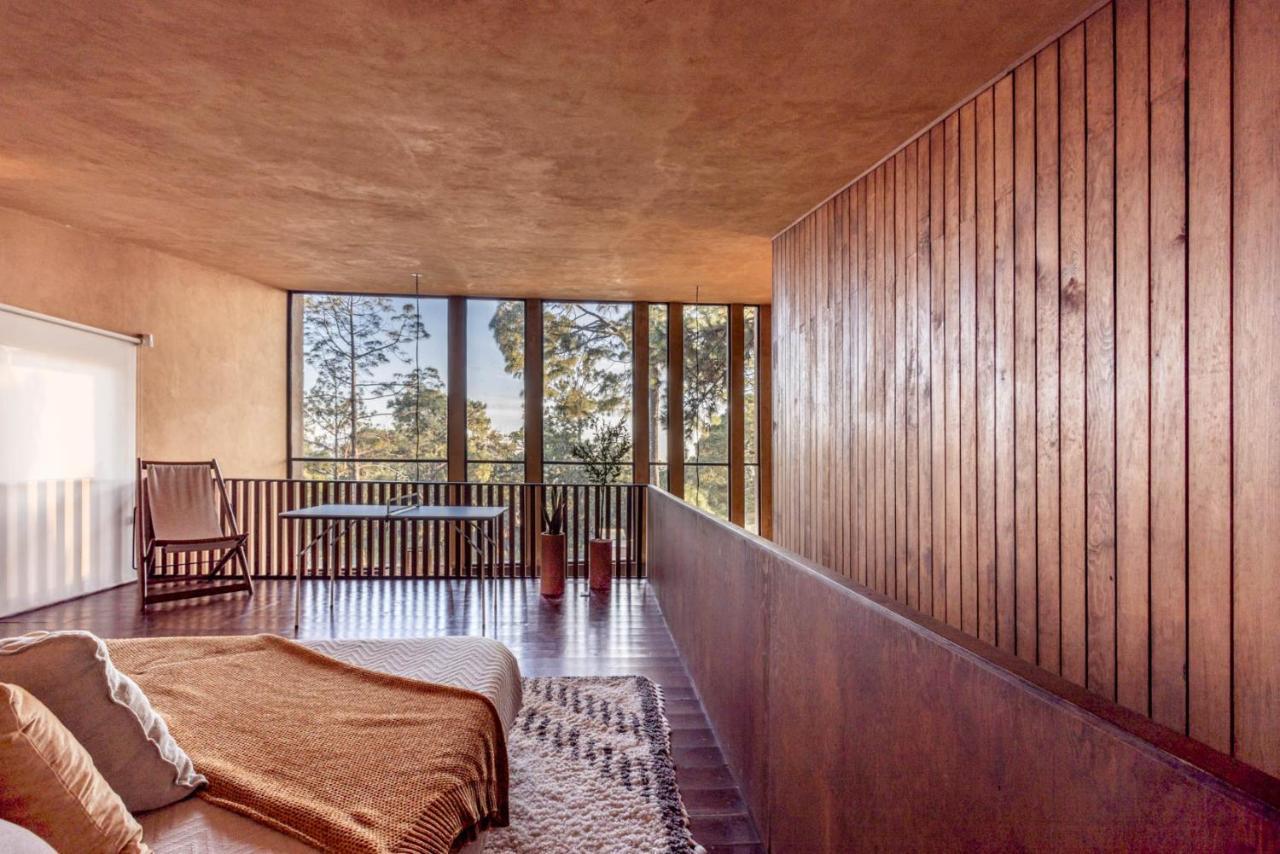Cabana Lujo Con Alberca Climatizada Vistas Al Bosque De מסמיטלה מראה חיצוני תמונה