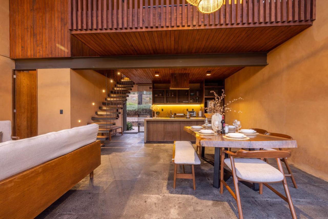 Cabana Lujo Con Alberca Climatizada Vistas Al Bosque De מסמיטלה מראה חיצוני תמונה